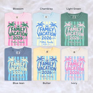 Custom Family Vacation Shirts, Summer Vacation Shirts Matching, Family Matching Tees, Beach Vacation Family Matching Shirts, Beach Shirt