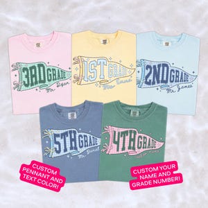 PNG File - Teacher Team Shirts, Back to School Shirt, Grade Level Team Tees, Teacher Gift, First Second Third Fourth Fifth Grade