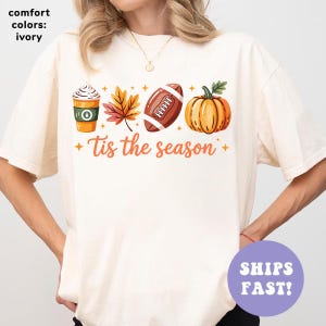 Tis The Season, Fall Coffee Shirt, Hot Coffee Shirt, Coffee Lovers Shirt, Fall Shirt, Pumpkin Latte Drink, Thanksgiving,Pumpkin Spice Shirt