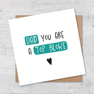 Papa, tu es un mec génial Carte, carte drôle de fête des pères, carte d'amour pour papa, carte de qualité pour beau-père, carte Meilleur papa