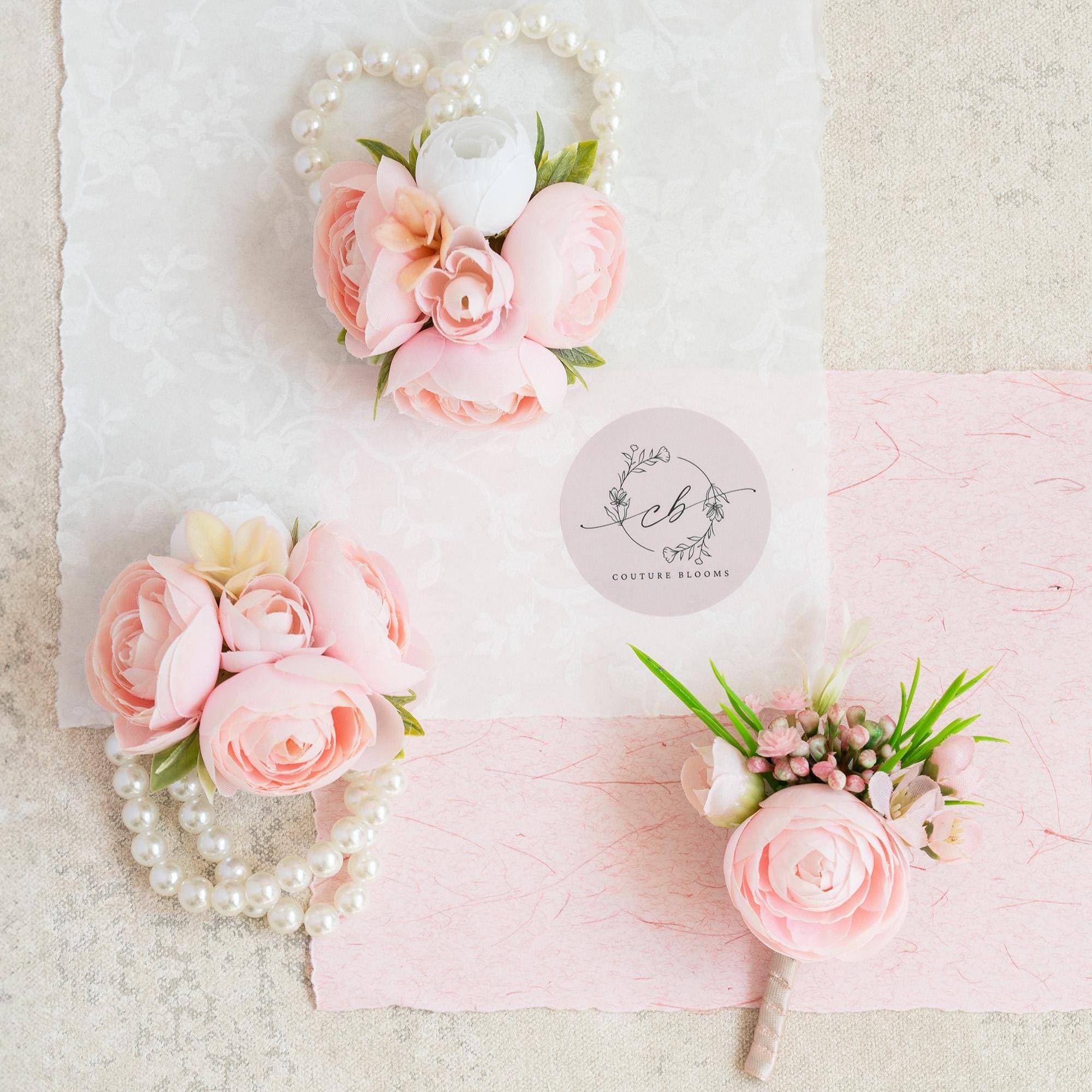 Light Pink Corsage - Etsy