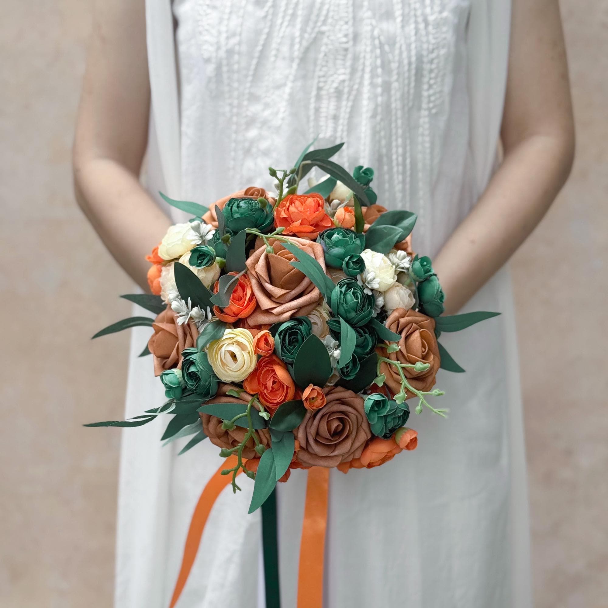 Olive Green Rose Bouquet
