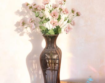 37" Long Stem Dusty Pink Peony, Faux Silk Fragrant-Look Real-Touch Peony Stem for Garden Wedding Arrangements, Home Décor & Event Styling