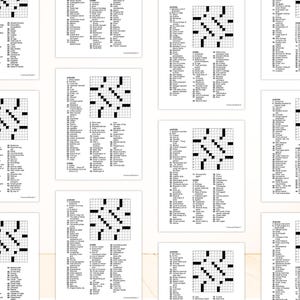 crossword puzzle