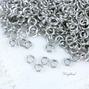 Ox Antiqued Silver Plated Round Open 20 Gauge Jump Rings - 50 - Etsy