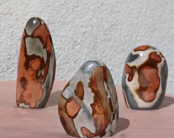 Polychrome Jasper Free Form, Polished Polychrome Jasper, Crystal Table Top Decoration