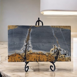 Scenic Picture Jasper Slab, Small slabs, Polished Picture Jasper, Crystal Decoration, Crystal Gift