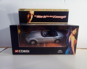 BMW Z8, 007 James Bond Collection Car, Vintage Diecast Car, Scale
