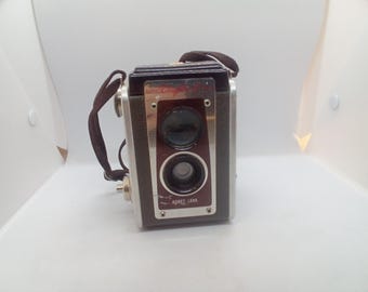 Vintage 1950s Kodak Stereo Camera With Bag, Accessories, and