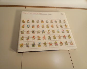 1982 US Stamps "Birds and Flowers of Fifty States" Mint Album and Stamps, new, stamps in original sealed pkg