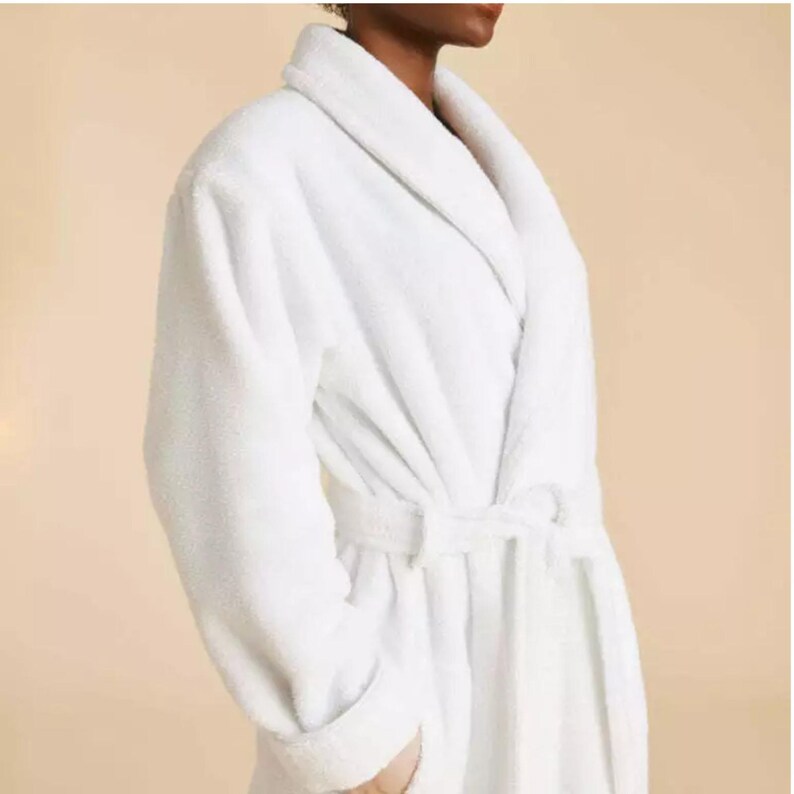 Luxury Unisex Egyptian Cotton Bathrobe – Ultra-soft Terry Towelling ...