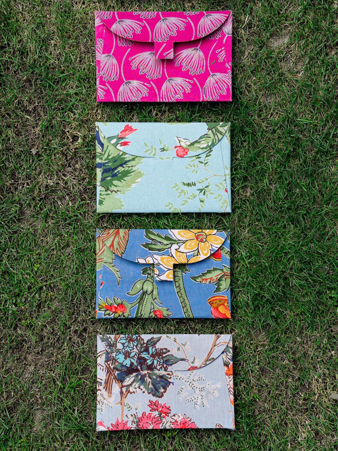 Handmade Fabric Envelope (Assorted Set of 5) 08