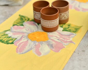Handcrafted Terracotta Clay Cup: Glass Lined Pottery Tumbler