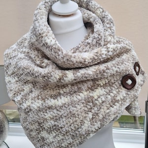 Velvet Scarf Crochet Pattern | Women's Snood, Stole, Wrap