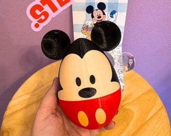 ミッキーイースターエッグSTLファイル – 3Dプリントキャンディ容器