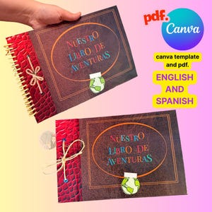 Nuestro libro de aventuras / My adventure book/ Inspirado en la pelicula UP / Versión english y español - ARCHIVO DIGITAL