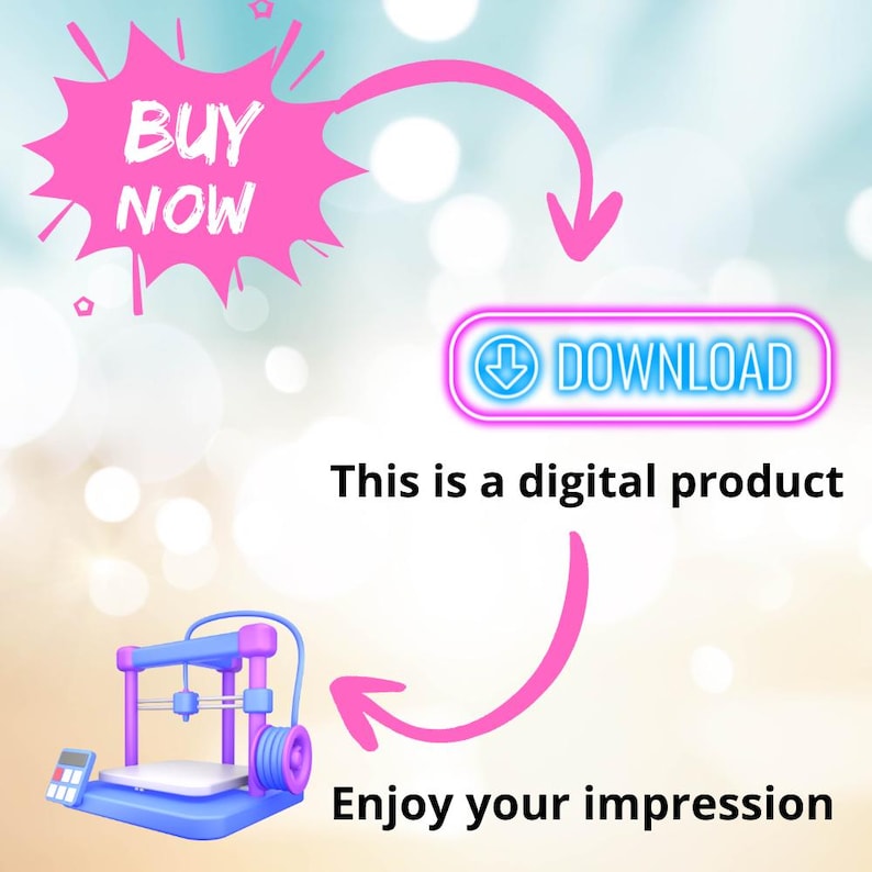 Sticky Notes Press STL | 3D Printing File | Instant Download image 5