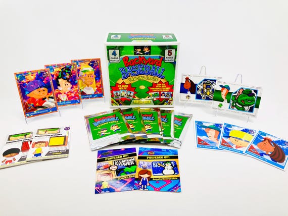 Backyard Baseball Trading Cards Sealed Mega Box. PC Game Cards Pablo  Sanchez Pete Wheeler Achmed Khan Patch Auto Relic 1/1 Custom Made - Etsy