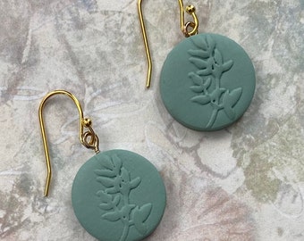 Sage Green Nature Lover Earrings