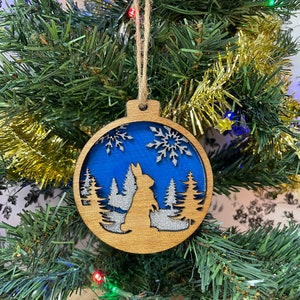 Forest critters ornaments