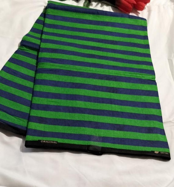 African Fabric 100% Cotton Fabric Ankara 6 Yards One Piece/ Real Wax/ Fabric Kente Cloth/ Great Quality Vibrant and Colourful