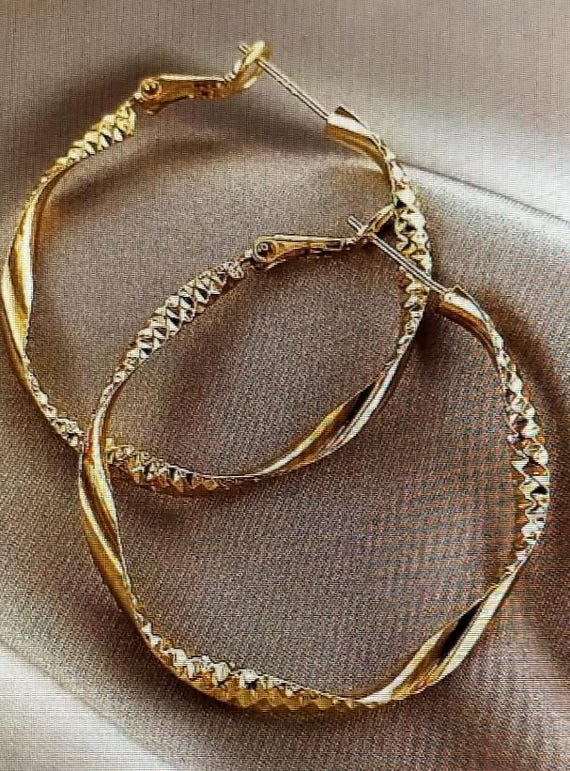 14k Real Gold plated Hoop Earrings for Women, Hypoallergenic Cartilage Earrings