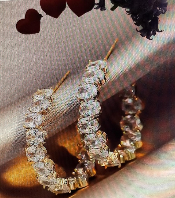 14k Real Gold plated Hoop Earrings for Women, Hypoallergenic Cartilage Earrings