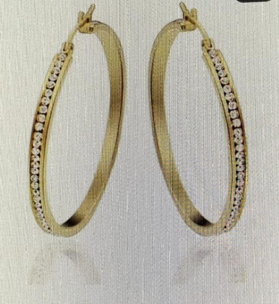14k Real Gold Filled plated Hoop Earrings for Women, Hypoallergenic AAA+ Zirconia Heart Cartilage Earrings