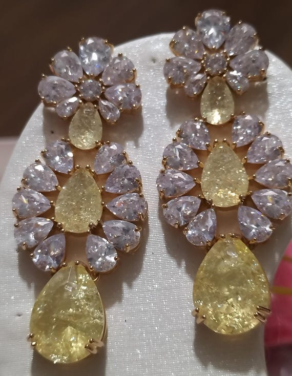 14k Real Gold plated Earrings for Women, Hypoallergenic AAA+ Zirconia Cartilage Earrings