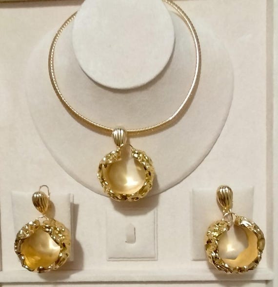 24k Splendid 2pcs Geometric Bridal Jewellery Sets