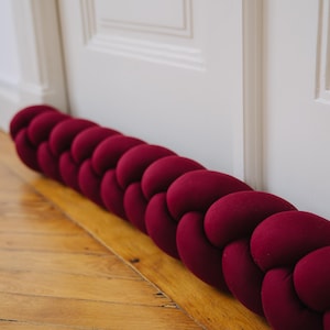 Custom PIllow Braided knotted cushion for bed Soft draft excluder draught door stopper under door air blocker Home decor Nursery decorative