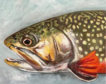 Fine Art Print - Brook Trout - 8"x10" on Deep Matte Paper