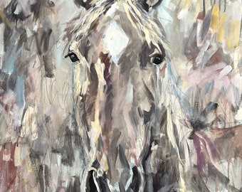 Original Painting - Horse - Acrylic on 24" x 30” Canvas