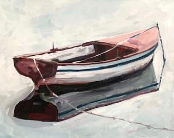 Fine Art Print - Row Boat Dinghy - 8"x10" on Deep Matte Paper