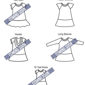 DIY PDF Pattern and Tutorial the Sienna Dress 2.0 Sizes 6M - Etsy
