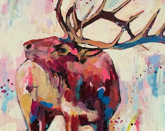 Fine Art Giclee Print - Smoky Mountains Elk - 8"x10" on Deep Matte Paper