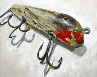 Fine Art Print - Vintage Fishing Lure - 8"x10" on Deep Matte Paper