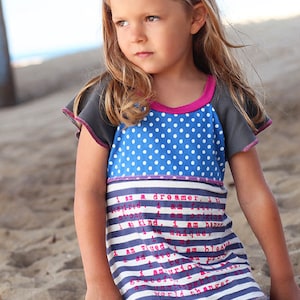 DIY PDF Pattern and Tutorial - Flutter Sleeve Option for Sienna Dress 2.0