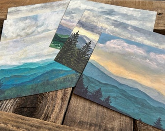 Great Smoky Mountains 5"x7" Premium Card Prints with Linen Envelopes