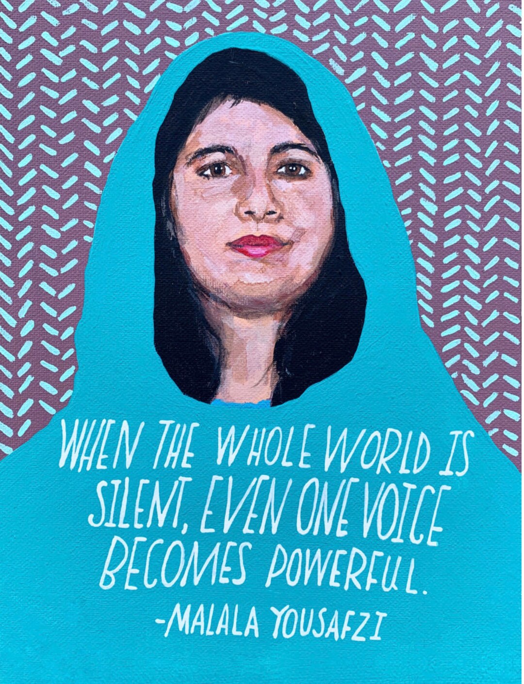 Fine Art Print Malala 8x10 on Deep Matte Paper - Etsy
