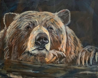 Fine Art Print - Sleeping Bear - 8"x10" on Deep Matte Paper