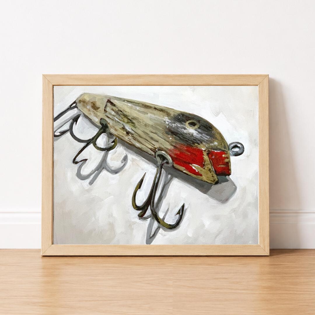 Fine Art Print - Vintage Fishing Lure - 8"x10" on Deep Matte Paper - Etsy