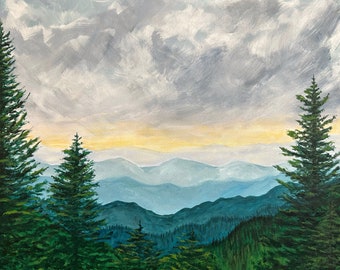 Fine Art Print - Great Smoky Mountains 2023 - 8"x10" on Deep Matte Paper