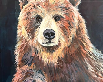 Fine Art Print - Hey Bear - 8"x10" on Deep Matte Paper