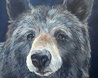 Fine Art Print - Bear Eyes - 8"x10" on Deep Matte Paper