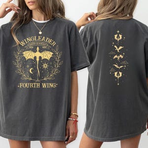Wingleader Sweatshirt,Basgiath War College,Fourth Wing,Dragon Rider Shirt,Rebecca Yarros,Fourth Wing,Violet Sorrengail,Fourth Wing fan shirt