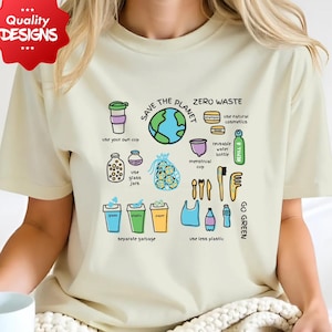 PNG &quot;Salva el Planeta&quot;, Diseño de Camiseta Ecológica del Día de la Tierra, Descarga Digital para Concientización sobre el Cambio Climático, Sublimación Reutilizable con Frase &quot;La Tierra&quot;