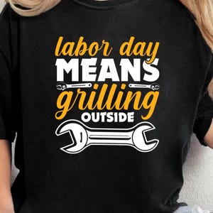 Labor Day BBQ T-Shirt: Patriotic Grilling Tee, Dad Gift