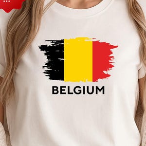 Belgium PNG Graphic, Belgian Flag T-Shirt Design, Patriotic Sublimation Art, Digital Download for Cricut & Silhouette, Belgian Pride Clipart
