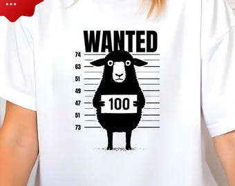 Lost Sheep PNG, Funny Sheep Sublimation Design, Farm Animal Clipart, Digital Download, Cute Sheep Graphic for T-Shirts & Crafts